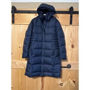 Patagonia Down With It Parka Womens XL Navy Blue